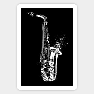 Saxophone, Music, Jazz, Blues, Rock, Sticker